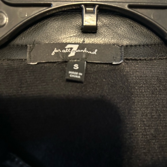 7 for all Mankind Vegan Leather jacket - Picture 2 of 3